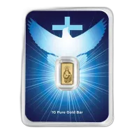 1 gram Gold Bar - Blessings of Jesus Christ (Dove & Cross TEP)