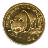 1/20 oz China Gold Panda - BU - Sealed (Year Varies)