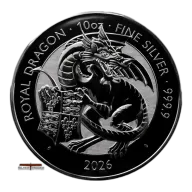 2026 Royal Dragon 10oz Tudor Beasts Silver Bullion Coin