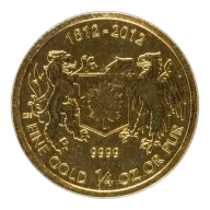 1/4 oz War of 1812 Gold Coin