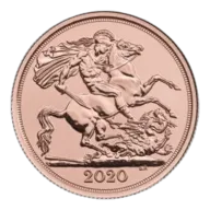 2020 Gold Double Sovereign Coin