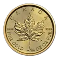 2019 Canada 1/4 oz Gold Maple Leaf BU