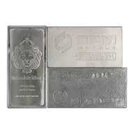 100 oz Silver Bullion Bar - Various Non-LBMA Brands