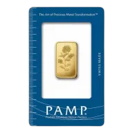 10g Pamp Suisse Gold Rosa Minted Bar - Swiss Gold