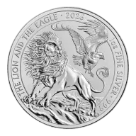 1 oz The Lion and The Eagle Silver Coin