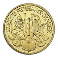 Pre-Owned 1/10 oz Philharmonic Gold Coin