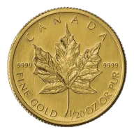 1/20 oz Maple Leaf Gold Coin