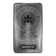 10 oz Royal Canadian Mint (RCM) Silver Bar
