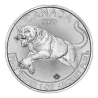 2016 Cougar 1 oz Silver Coin