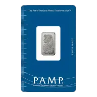 1-g Pamp Suisse Platinum Bar .9995 Fine Fortuna In Assay