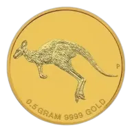 Australian Gold Mini Roo (Kangaroo), 0.5 gram - Backdated