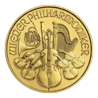 Pre-Owned 1/10 oz Philharmonic Gold Coin