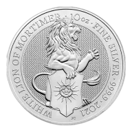 Pre-Owned 10 oz Queen's Beasts Silver Coin