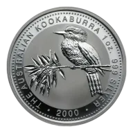 Pre-Owned 2000 Australian Kookaburra 1oz Silver Coin - VAT Free