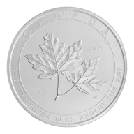 10 oz 2024 Magnificent Maple Leaves Silver Coin | Royal Canadian Mint