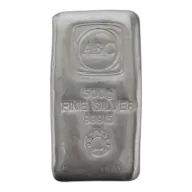 500g ABC Cast Bar Silver Bar