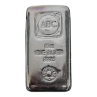 10 oz ABC Cast Bar Silver Bar