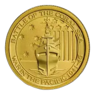 Australian Gold Battle of the Coral Sea, 1/10 oz - 2015