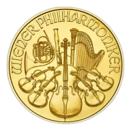 Pre-Owned 1/4 oz Philharmonic Gold Coin