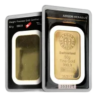 50g Argor-Heraeus Gold Bar