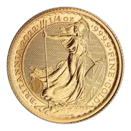 2022 1/4 oz United Kingdom Gold Britannia Bullion Coin