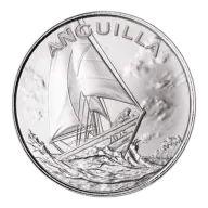 Silver Coin Anguilla: Regatta 1 oz Silver 2025