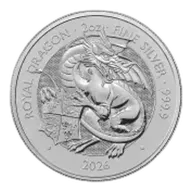 2 oz Tudor Beasts Silver Coin