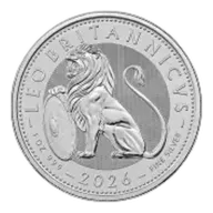 1 oz British Lion Silver Coin