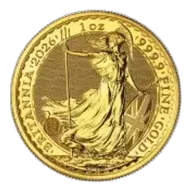 2026 Gold Britannia 1 oz Bullion Coin In Sleeve - Pre-Owned