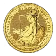 2026 Gold Britannia 0.25 oz Bullion Coin In Sleeve - Pre-Owned