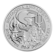 2026 UK Britannia and Liberty 1oz Silver Coin