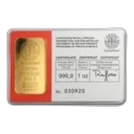 Pre-Owned 1 oz Argor-Heraeus Gold Bar