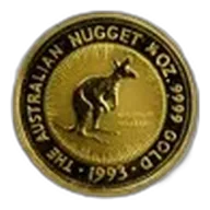 1993 Australia 1/4 oz Gold Nugget BU