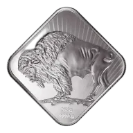 250 gram Sunshine Mint 250th Anniversary 1776 Buffalo Silver Square