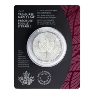 1 oz Treasured Maple Leaf Silver Coin