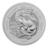 2 oz Tudor Beasts Silver Coin