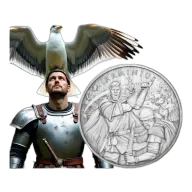1 oz Legendary Warriors Silver Round