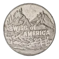 1 oz Swiss of America Silver Round