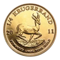 1/4 oz South African Gold Krugerrand (Any Year)
