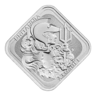 1 oz The Royal Mint Britannia and Liberty Silver Bar (New)