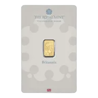 Pre-Owned The Royal Mint Britannia 1g Gold Bar