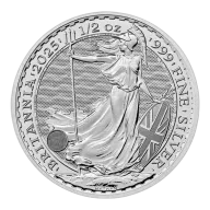 Pre-Owned UK Britannia 1/2oz Silver Coin - Mixed Dates - VAT Free