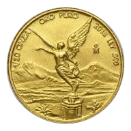 Pre-Owned Mexican Libertad 1/20oz Gold Coin - Mixed Dates