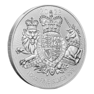 2023 10 oz British Silver Royal Arms Coin (BU)