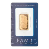 Pre-Owned 1/2 oz PAMP Suisse Gold Bar