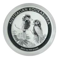 2013 1 oz Australian Silver Kookaburra Bullion Coin