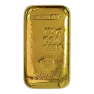 100g Metalor Gold Bar