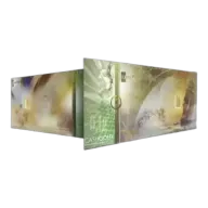 KaratPay Banknote w/Nadir Gold Bar .9999, 1/10th Gram