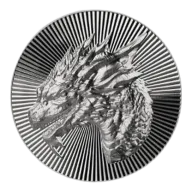 1 oz Scottsdale Silver Dragon Stacker Round