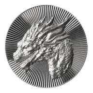 2 oz Scottsdale Silver Dragon Stacker Round